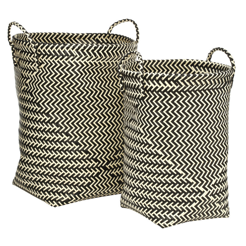 Wrought Studio 2 Piece Laundry Basket Set & Reviews Wayfair.co.uk